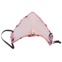 Barcode Berlin Mask Masque Filtrant C95 MAJOR GENERAL MICHELINHO Rose et Noir